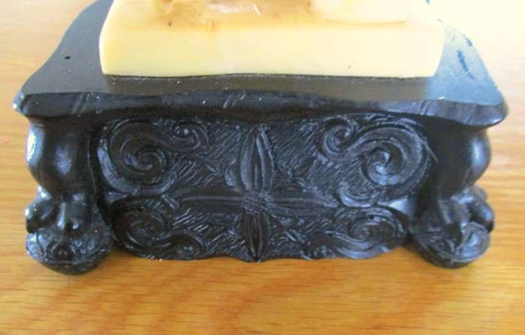 Rare!! Large vintage carved poly resin Chinese statue of Tang horse