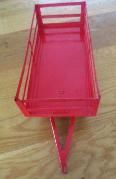 Large vintage four wheeled Strike Massey Ferguson farm trailer