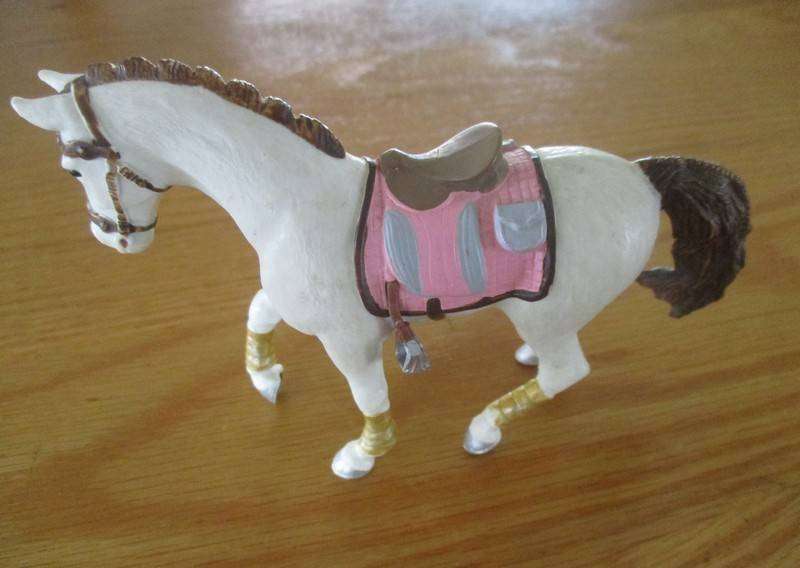 Two cute, detailed plastic horses