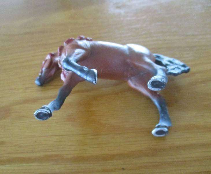 Two cute, detailed plastic horses