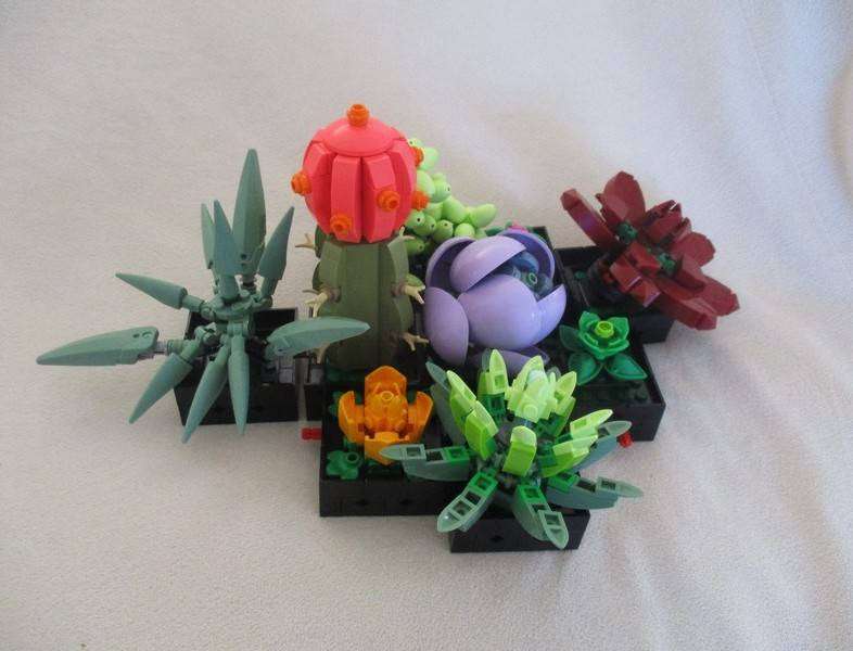 Lego Botanical Collection - succulents - complete in box. Decor set no 10309