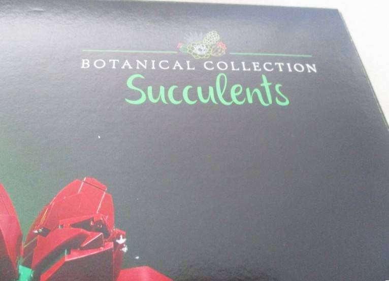 Lego Botanical Collection - succulents - complete in box. Decor set no 10309