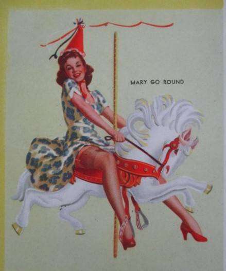 So cool! Twenty vintage 1947,1948 and 1950 Pin-up Girl advertising calendar cards