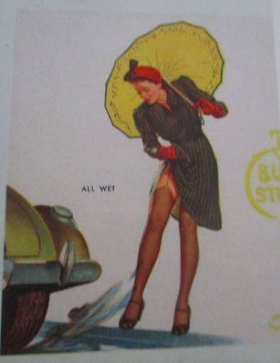 So cool! Twenty vintage 1947,1948 and 1950 Pin-up Girl advertising calendar cards