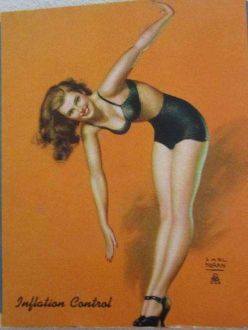 So cool! Twenty vintage 1947,1948 and 1950 Pin-up Girl advertising calendar cards