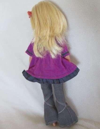 A vintage Sindy doll (made in Hong Kong) in cute vintage bell bottoms