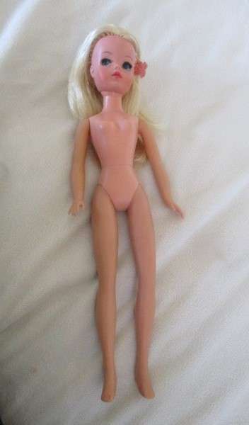 A vintage Sindy doll (made in Hong Kong) in cute vintage bell bottoms