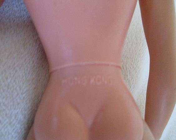 A vintage Sindy doll (made in Hong Kong) in cute vintage bell bottoms