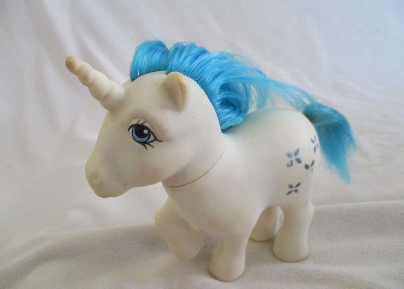 Three G1 Hasbro My Little Ponies - much loved