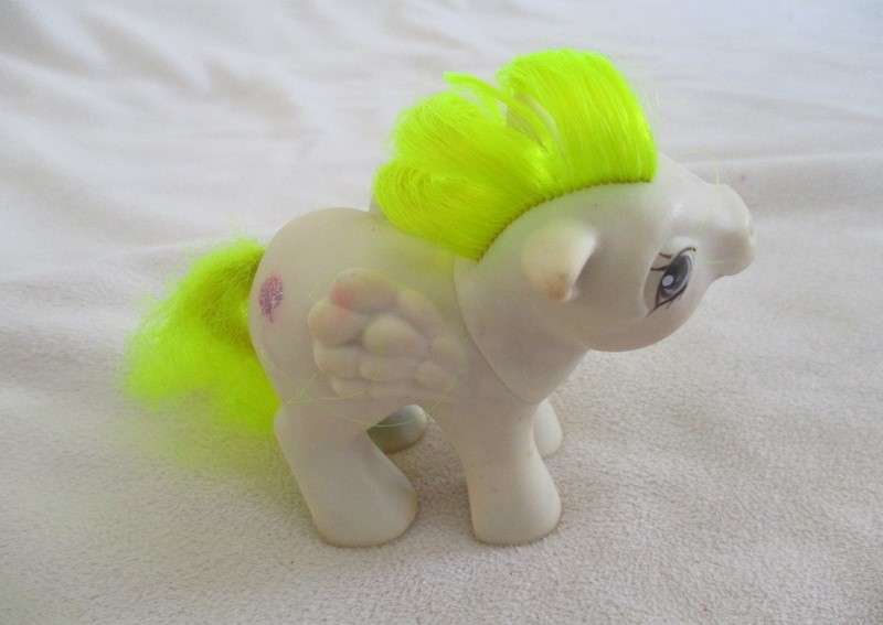 Three G1 Hasbro My Little Ponies - much loved