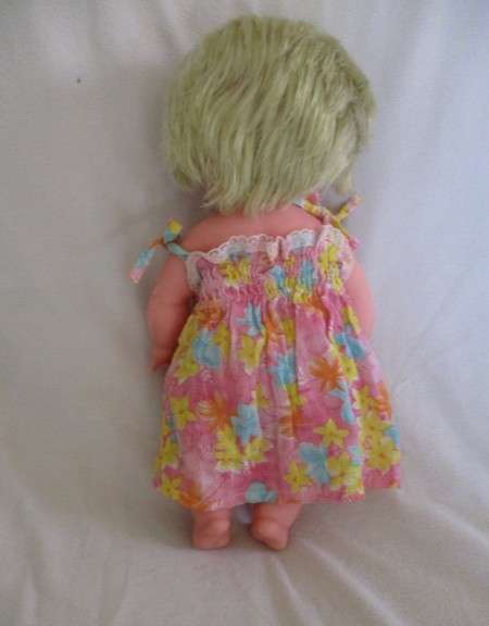 Two very sweet vintage rubber dolls