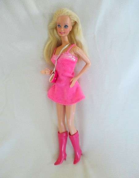 Vintage 1983 Philippines Mattel Crystal Barbie doll in later edition original Barbie dress