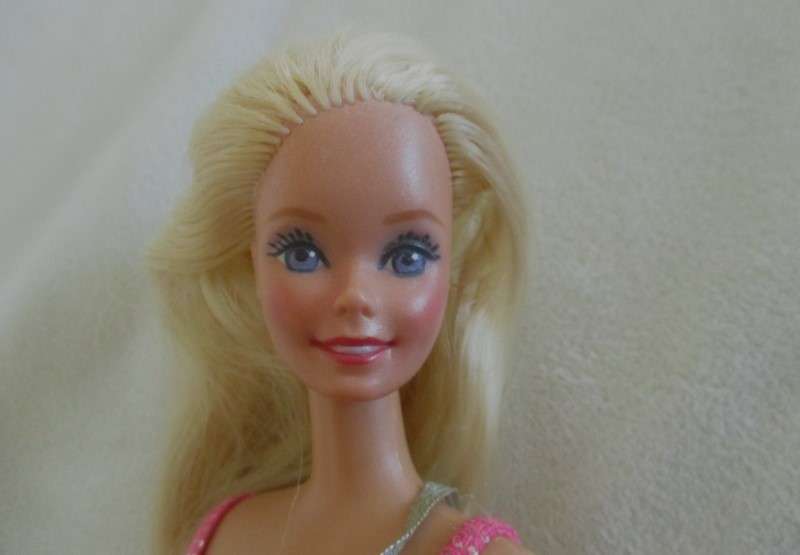 Vintage 1983 Philippines Mattel Crystal Barbie doll in later edition original Barbie dress