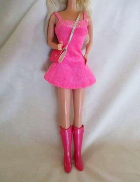 Vintage 1983 Philippines Mattel Crystal Barbie doll in later edition original Barbie dress