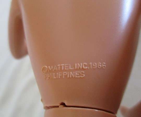 Vintage 1983 Philippines Mattel Crystal Barbie doll in later edition original Barbie dress
