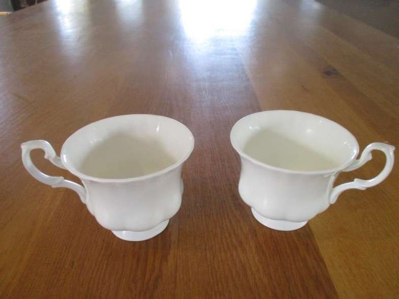 Two Royal Albert trios (Reverie) - one price!