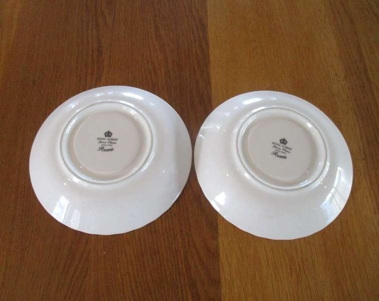 Two Royal Albert trios (Reverie) - one price!