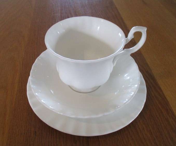 Two Royal Albert trios (Reverie) - one price!