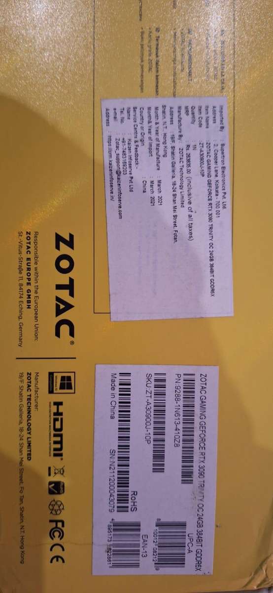 RTX3090 24GB ZOTAC