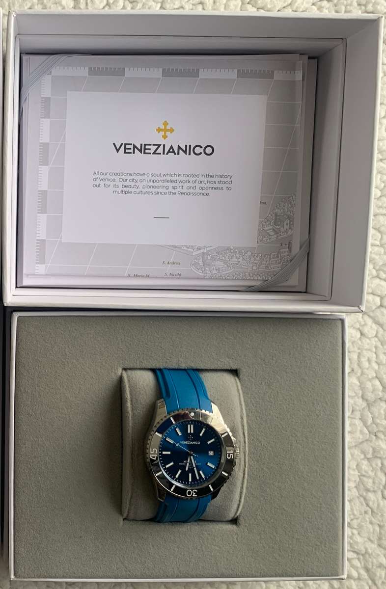 Italian Dive Watch with Tungsten Bezel