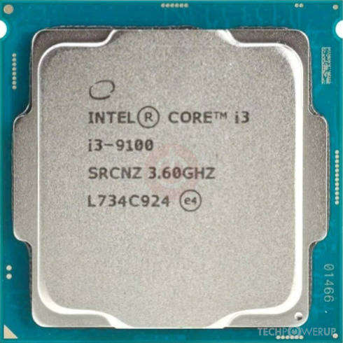 Intel Core i3 9100 9th Gen - CPU (Coffee Lake)