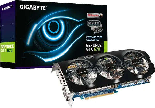 Gigabyte Windforce GTX 670 2GB OC - Graphics Card