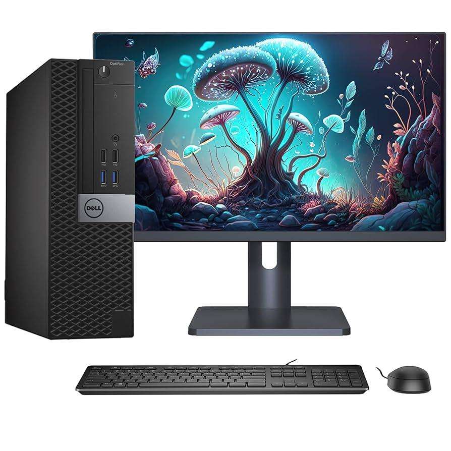 Dell OptiPlex 5040 Intel i5, 6th Gen SFF Desktop PC (22" Screen / 240GB SSD / 500GB HDD / 8GB RAM)