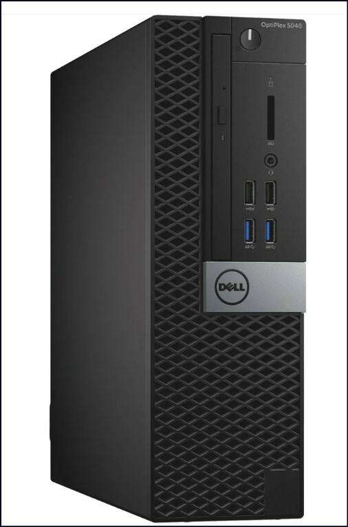 Dell OptiPlex 5040 Intel i5, 6th Gen SFF Desktop PC (22" Screen / 240GB SSD / 500GB HDD / 8GB RAM)