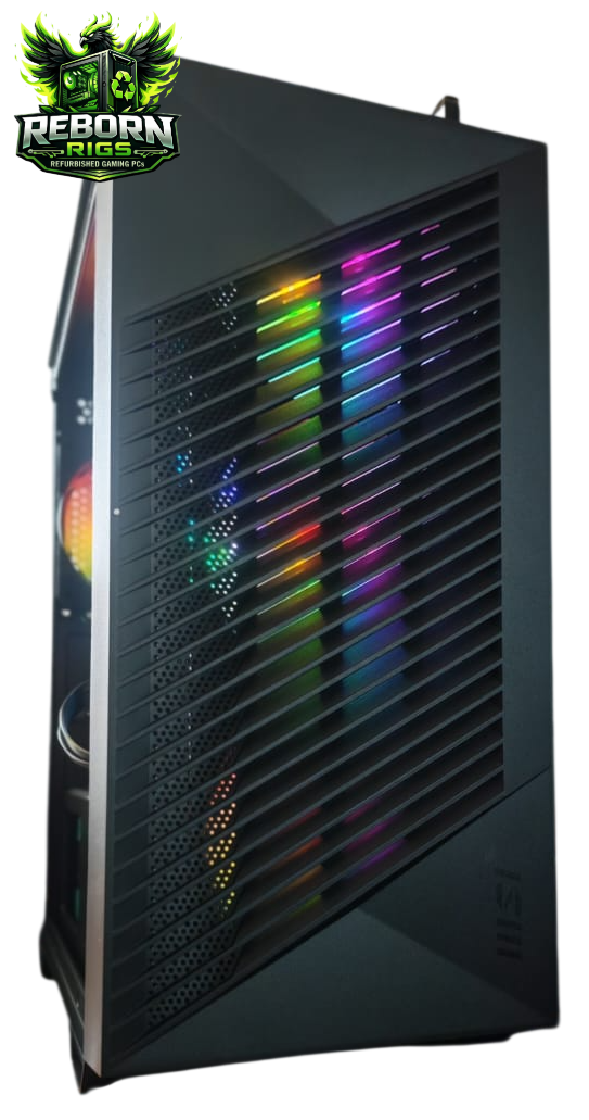 Gaming PC with Intel i7, 16GB DDR4 RAM, 256GB NVME SSD, 1TB HDD, 6GB GPU