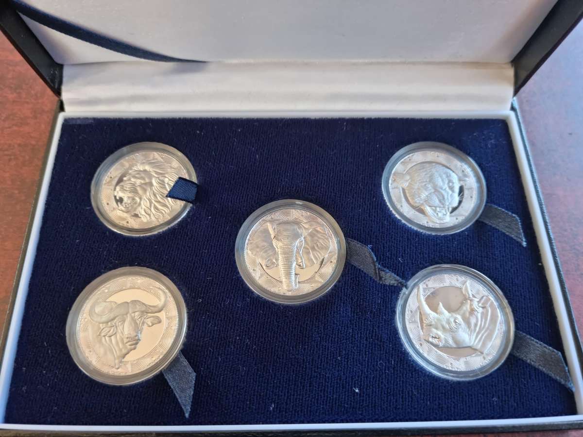 Big 5 silver Proof set ( 5 x coins )