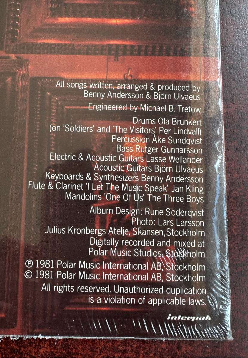 ABBA Sealed vinyl - The Visitors