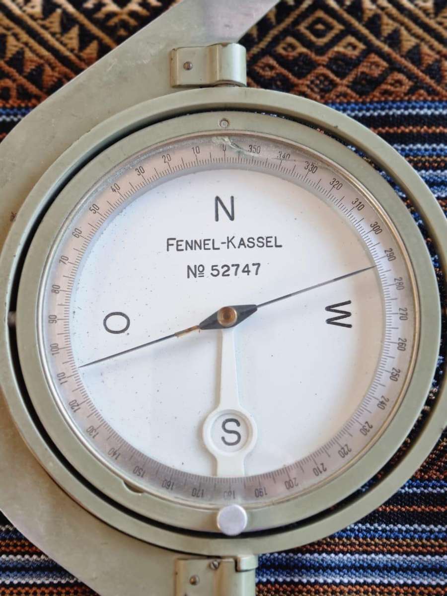 Vintage Miners Suspension Compass