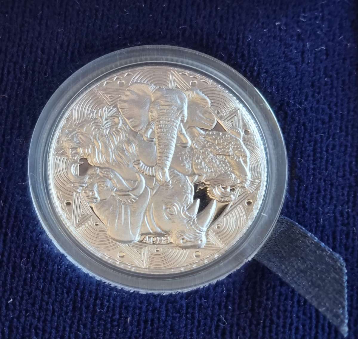 Big 5 silver Proof set ( 5 x coins )