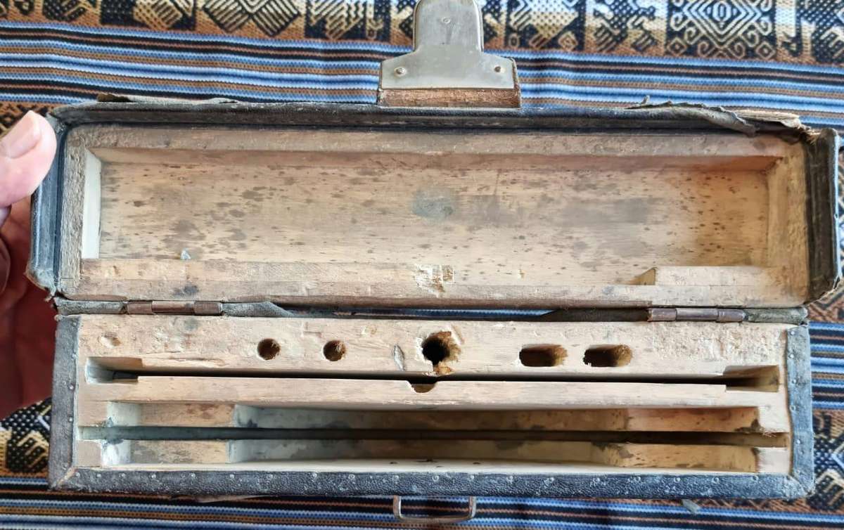 Vintage Miners Suspension Compass