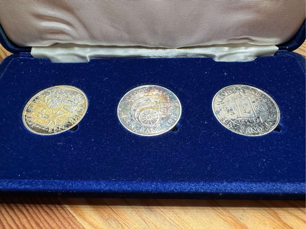 Set of 3 Silver R1- proof set