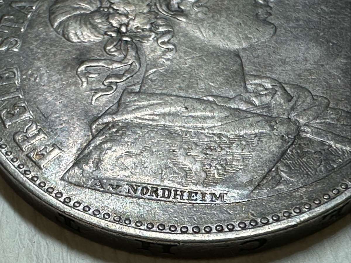 1862 1 Vereinsthaler - Free imperial city of Frankfurt ( German states )