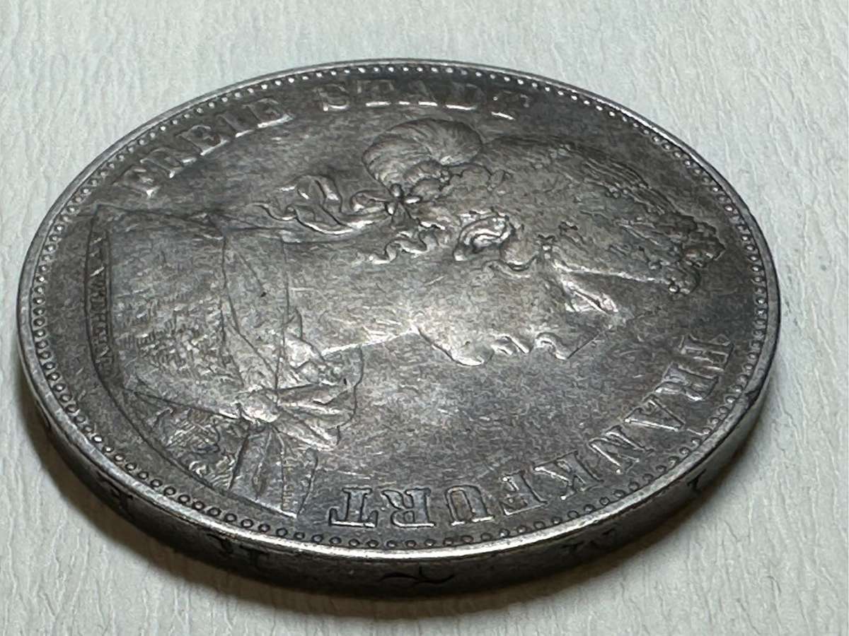 1862 1 Vereinsthaler - Free imperial city of Frankfurt ( German states )