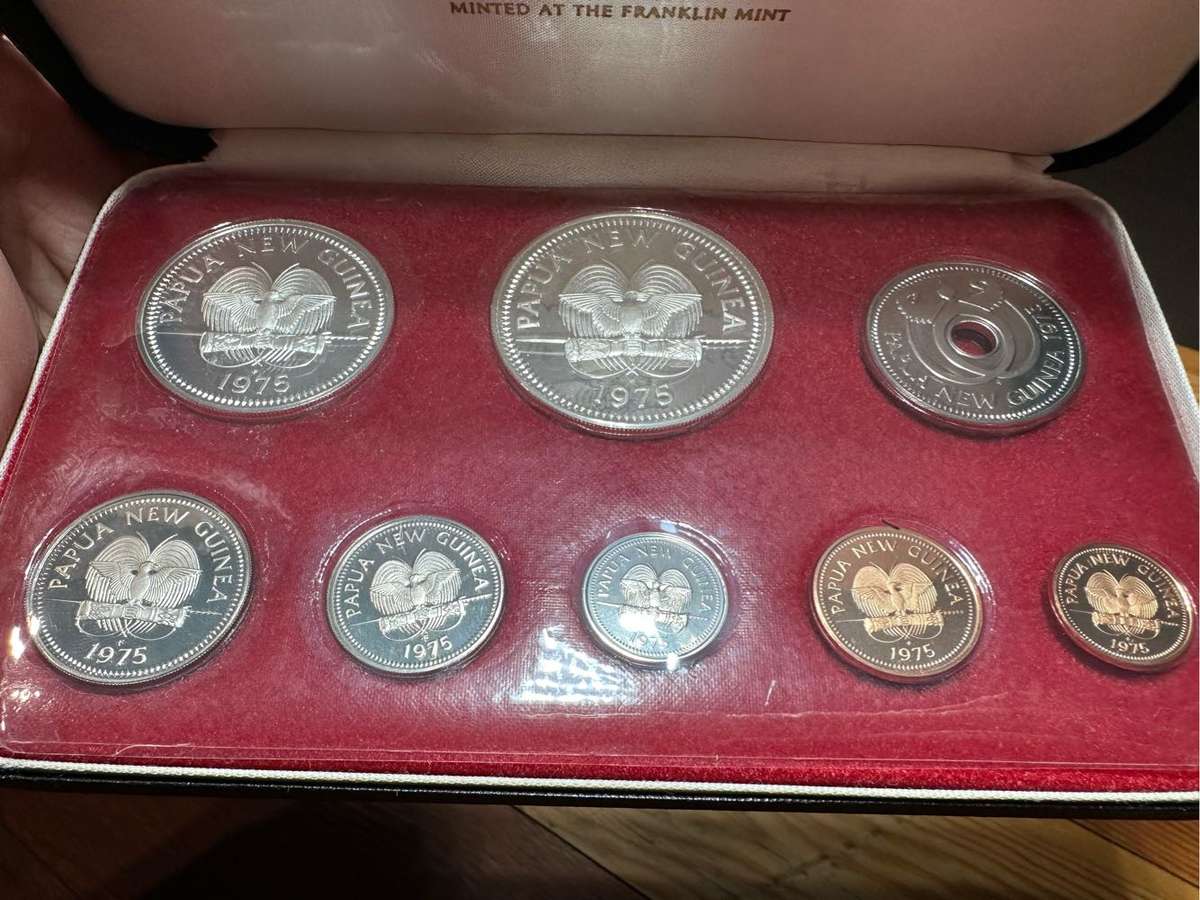 First Coinage of Papua New Guine proof set