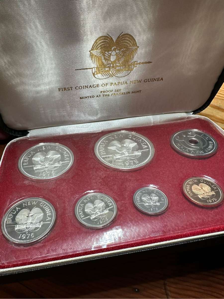 First Coinage of Papua New Guine proof set