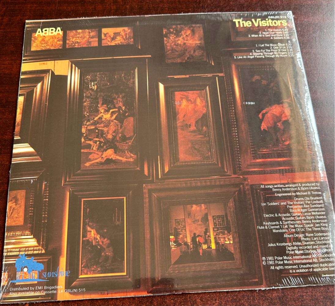 ABBA Sealed vinyl - The Visitors
