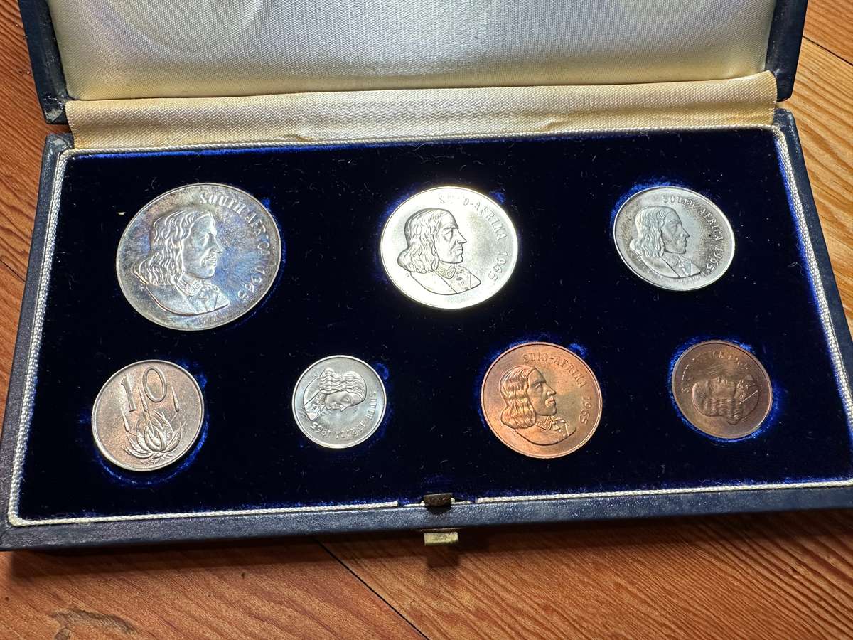 1965 R1- proof set ( mixed Afrikaans & English )