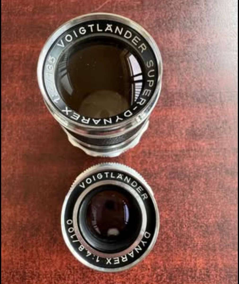 A Stunning set of 2 lenses by Voigtländer