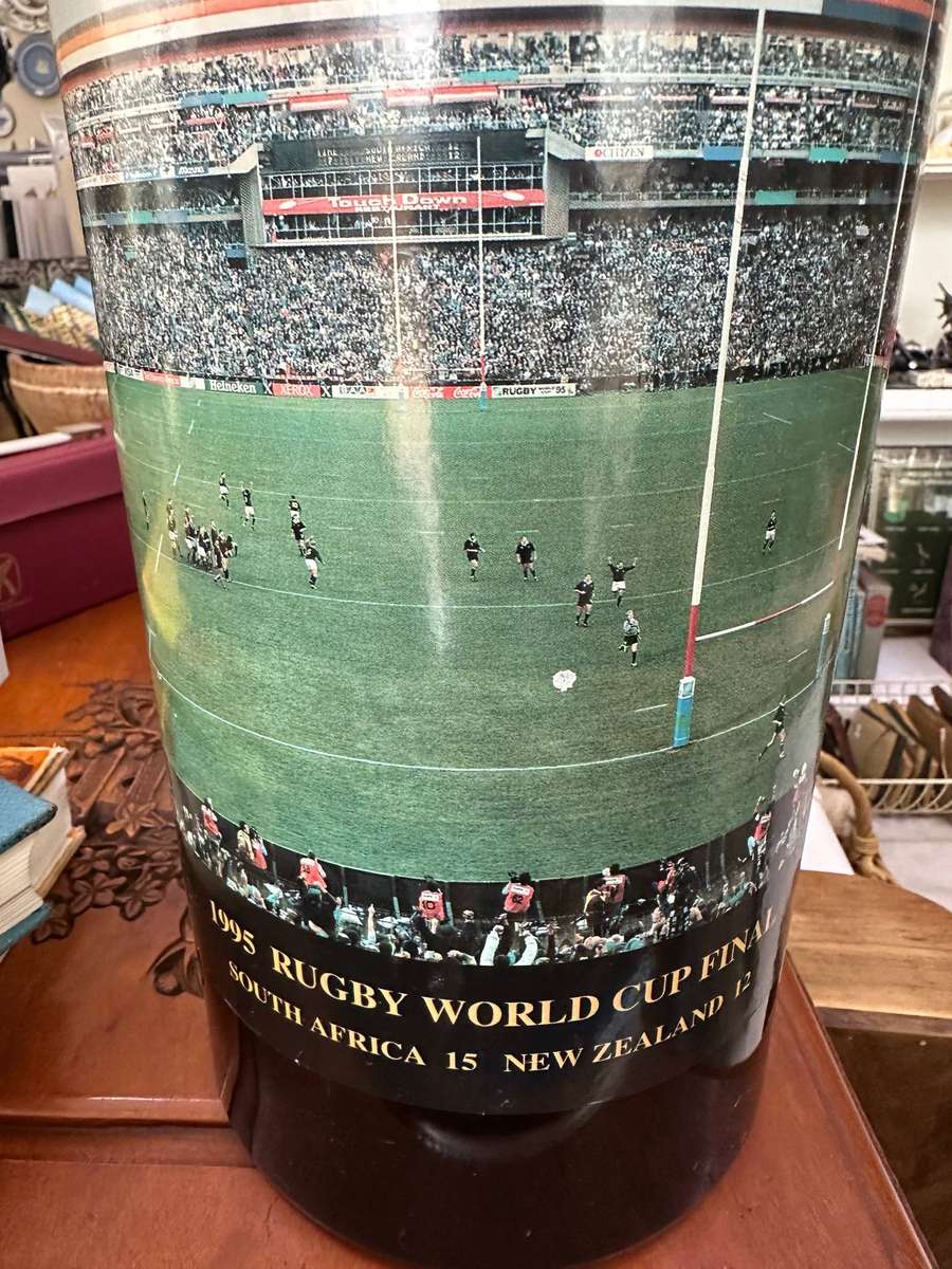 1995 World Cup Final 5 liter Simonsvlei Wine bottle with contents