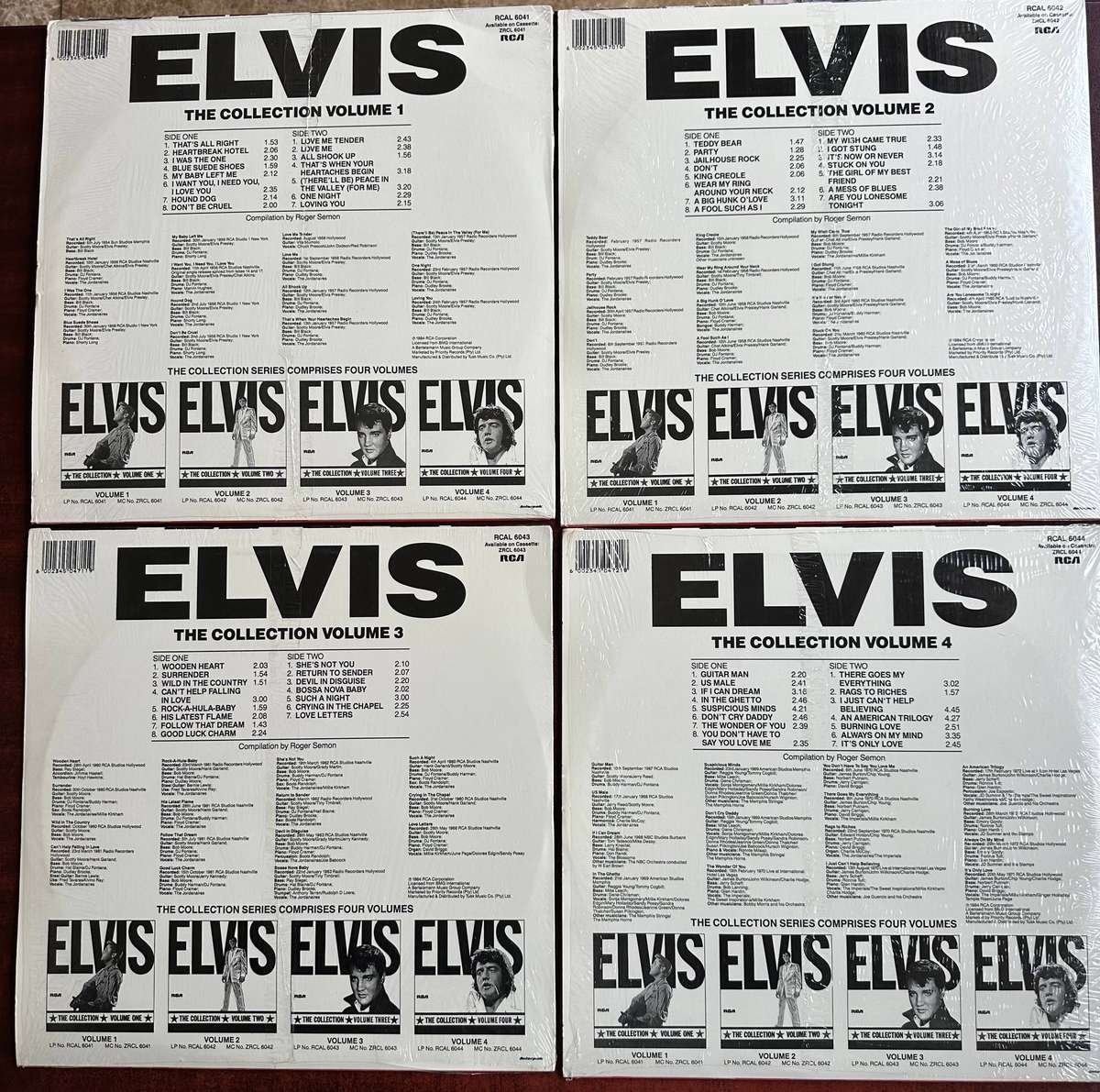 Elvis - The collection vinyls vol 1 to 4 in mint condition