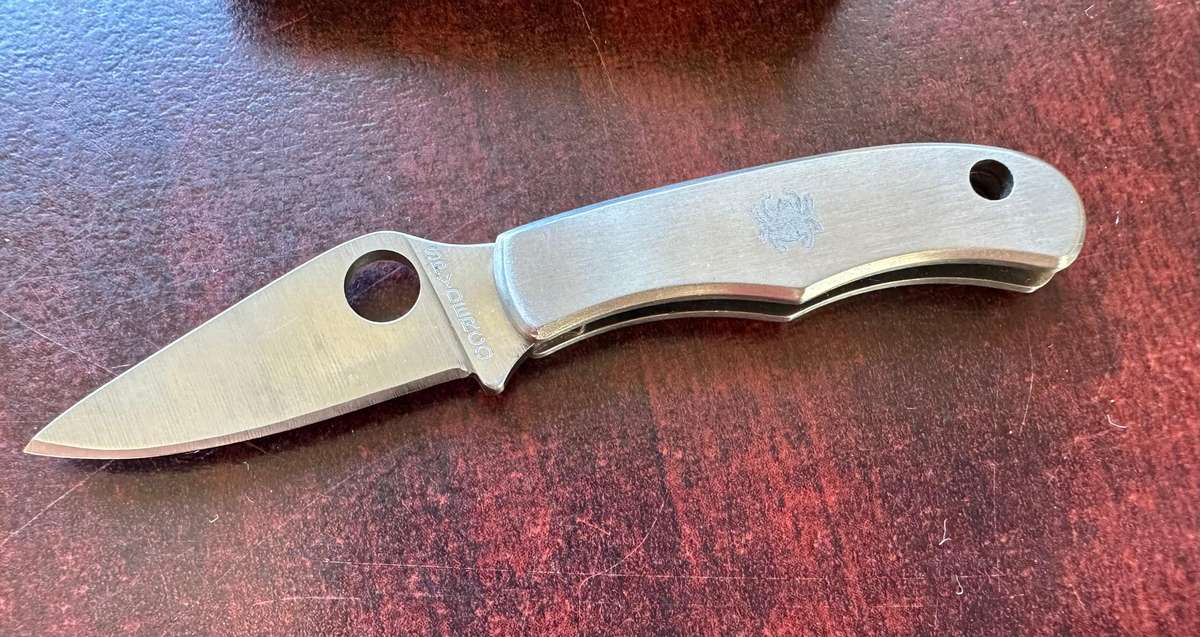 Spyderco mini pocket knife.