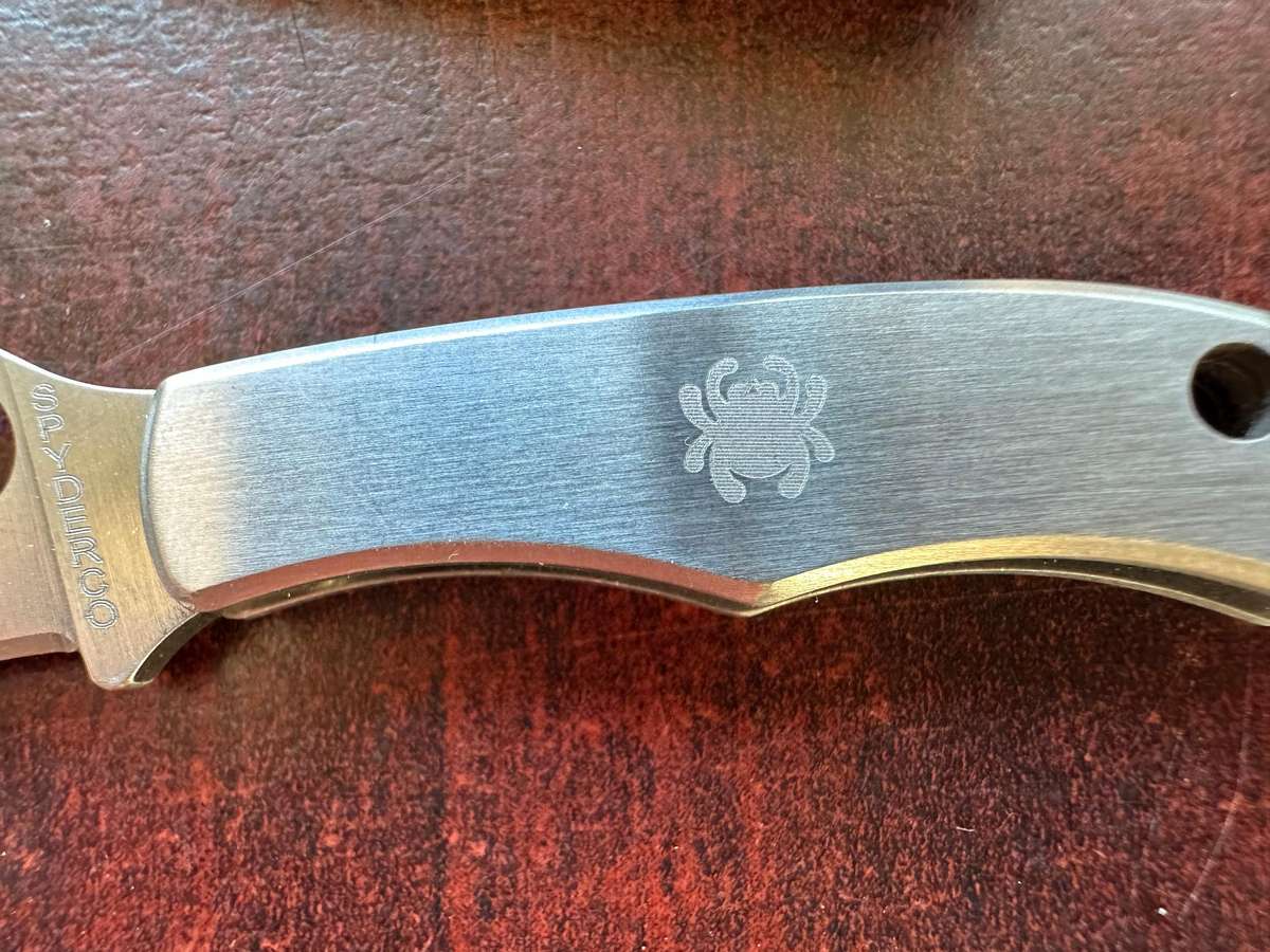 Spyderco mini pocket knife.