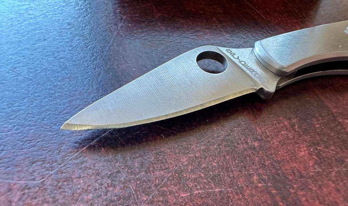 Spyderco mini pocket knife.