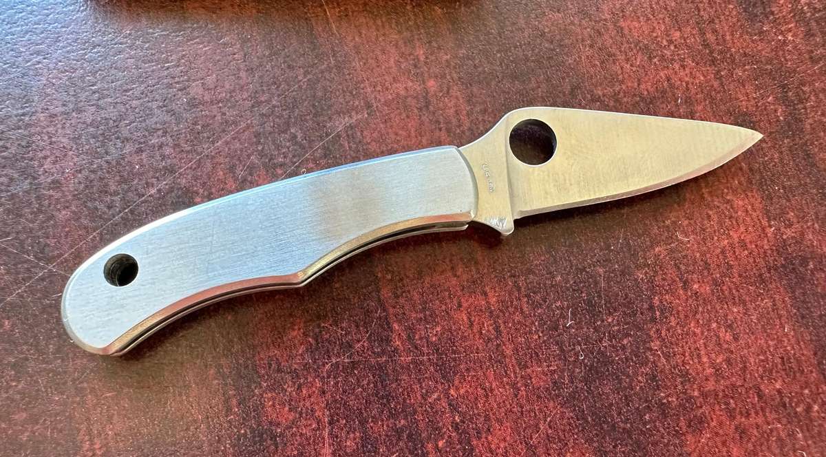 Spyderco mini pocket knife.