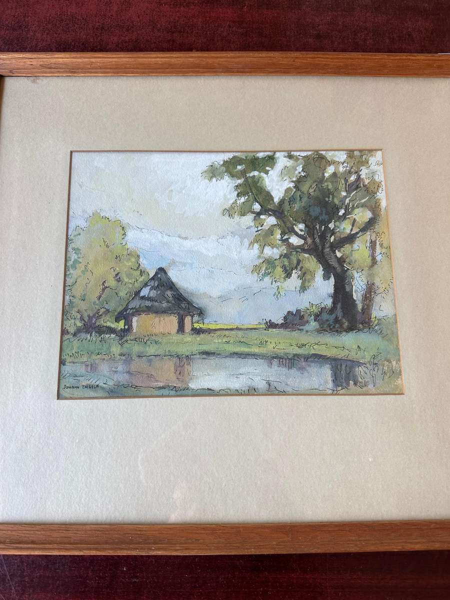 Johan Engela Watercolour Painting
