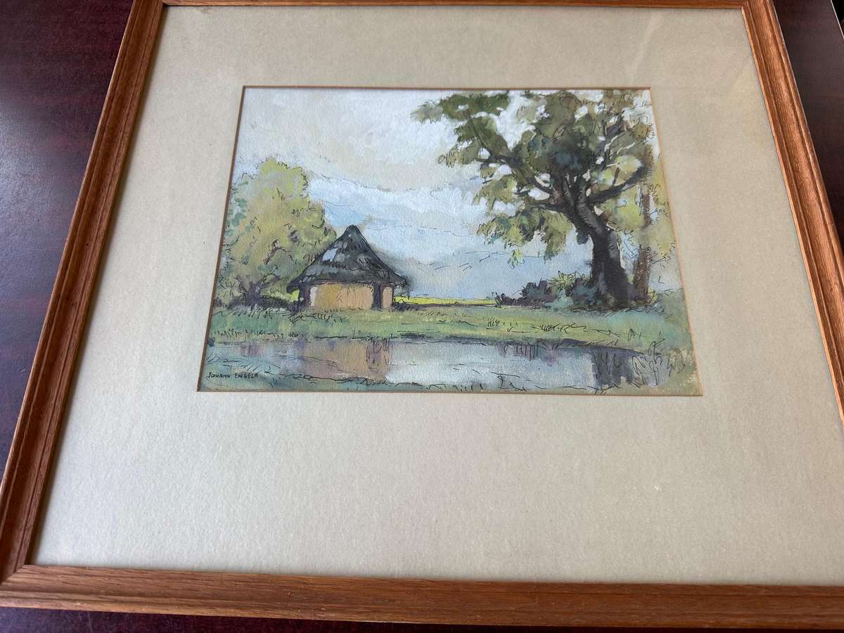 Johan Engela Watercolour Painting